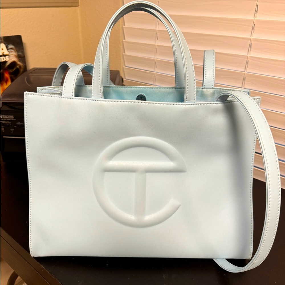 Medium Telfar Shopping bag in blue